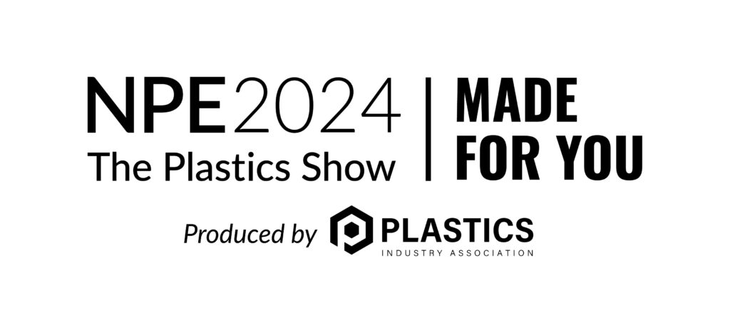 This is the logo for NPE 2024: The Plastics Show