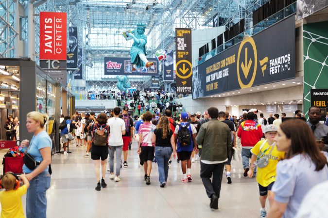 NEW YORK, NEW YORK - JULY 18: A view of the venue during Fanatics Fest NYC 2026 at Jacob Javits Center on July 18, 2026 in New York City. (Photo by Dave Kotinsky/Getty Images for Fanatics)