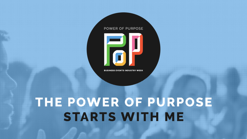 logo for Power of Purpose: Business Events Industry Week