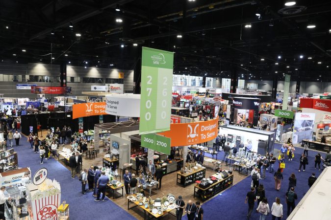image of the show floor at the 2023 National Restaurant Association Show