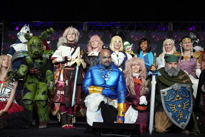 photo of people cosplaying at Awesome Con