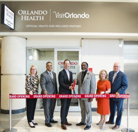 ribbon cutting at the new Orlando Health Virtual Care Center