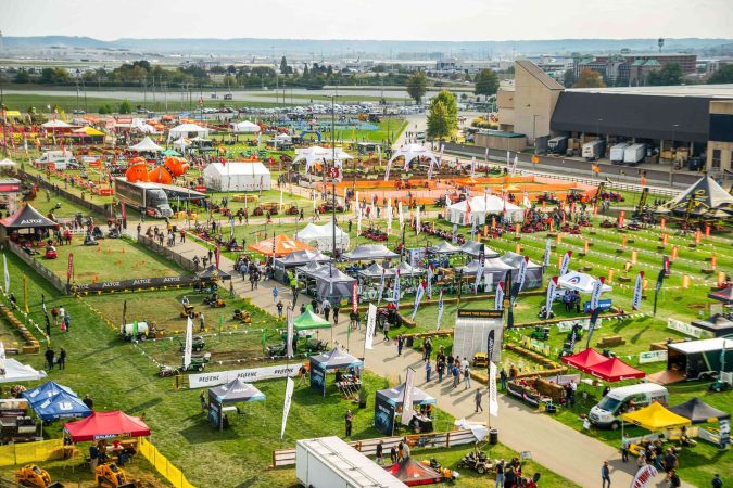 Photo of an outdoor exposition space