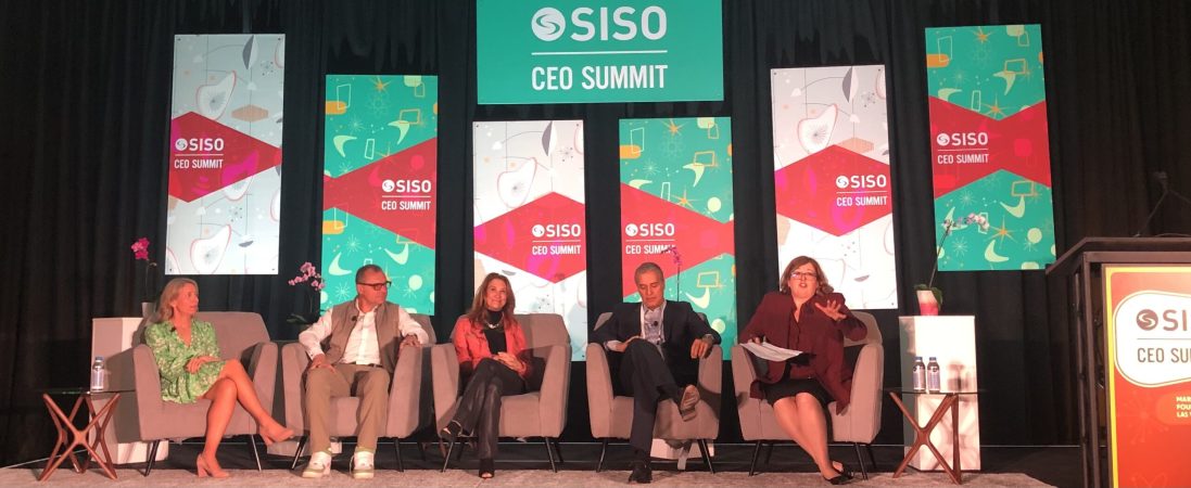panelists for The CEO Panel- Beyond Recovery! session sitting on a couch