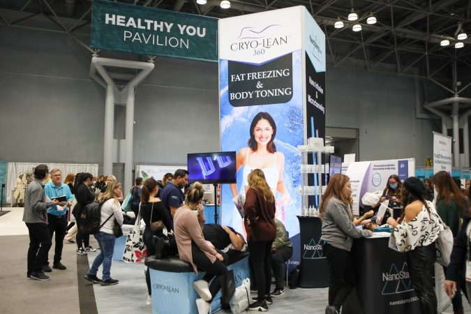 image of people on the show floor at Questex's IBS and IECSC