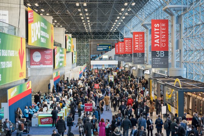 image of the crowd at NRF Retail's Big Show in New York in January 2023