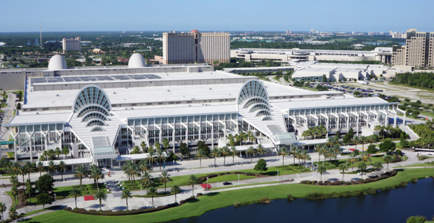 exterior of the Orange County Convention Center