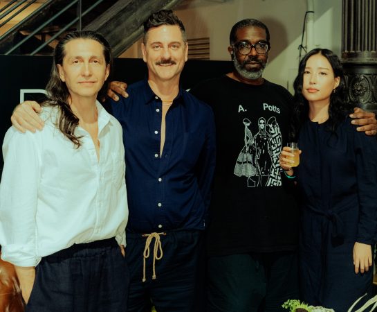 Project Presents Photo of four individuals at the NYC event