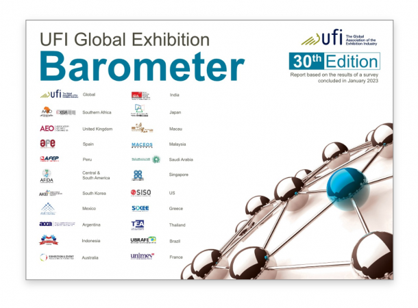 list of partners of the UFI Global Barometer which surveys the trade show industry