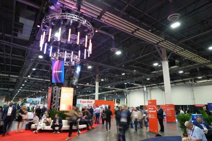 image of the trade show floor at The Hospitality Show