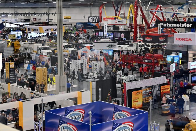 the West Hall at World of Concrete