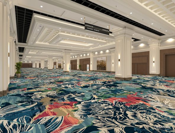 corridor inside Mandalay Bay