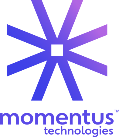 the new logo for Momentus Technologies, formerly Ungerboeck