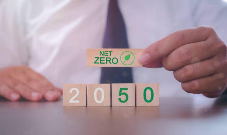 blocks that say net zero 2050